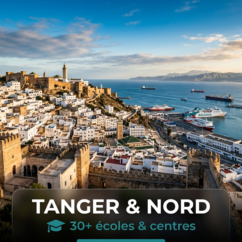 Écoles privées & centres de formation ToutSuite Tanger & Nord